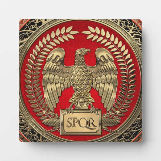 [100] Gold Roman Imperial Eagle Fotoplaat (Voorkant)