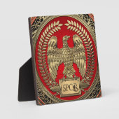 [100] Gold Roman Imperial Eagle Fotoplaat (Voorkant)