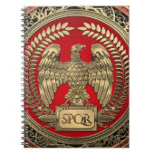 [100] Gold Roman Imperial Eagle Notitieboek (Voorkant)