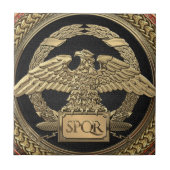 [100] Gold Roman imperial Eagle op de goudmeeuw Tegeltje (Voorkant)