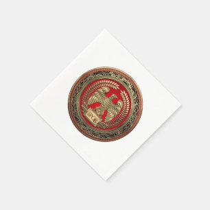 [100] Gold Roman Imperial Eagle Servet