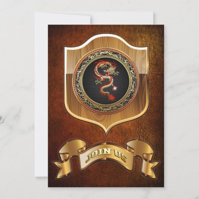 [100] Golden Chinese Dragon Fucanglong (Voorkant)