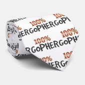 100 % gopher stropdas (Opgerold)