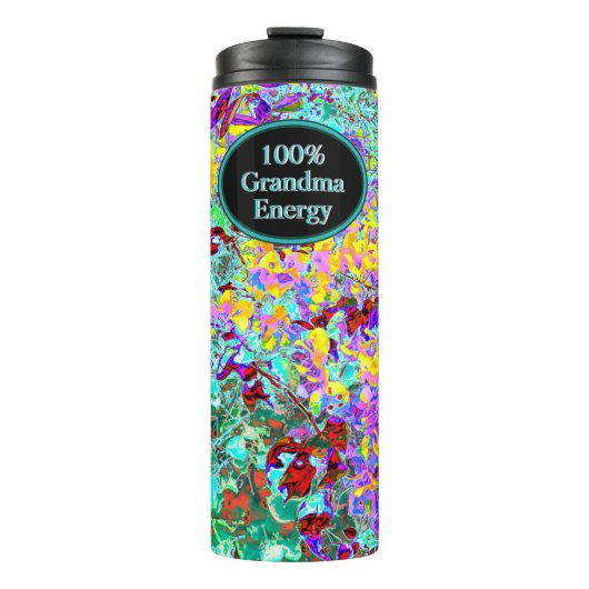 "100% Grandma Energy" Thermal Tumbler Thermosbeker (Voorkant)