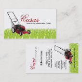 100 Grass Lawn Landscaping Mowing Visitekaartje (Voorkant / Achterkant)