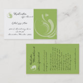 100 Groene Logo Resort reat Visitekaartje (Voorkant / Achterkant)