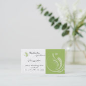 100 Groene Logo Resort reat Visitekaartje (Staand voorkant)