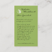 100 Groene Logo Resort reat Visitekaartje (Achterkant)