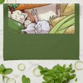 100% Groente Happy Cavia Met Wortel Theedoek (Gevouwen)