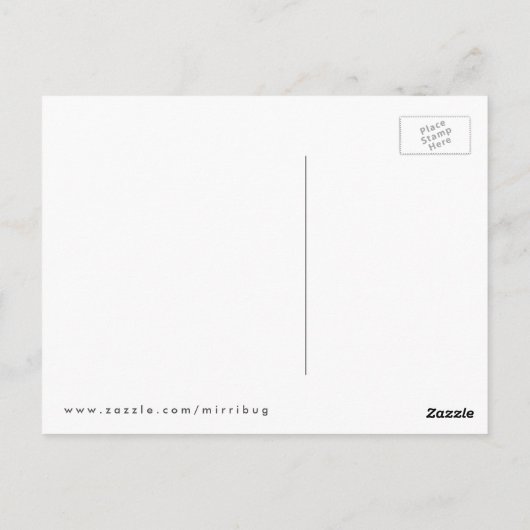 100% Groovy Rainbow Hand Peace Sign Briefkaart (Achterkant)