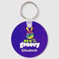 100% Groovy-regenboog met handse vredestichting un