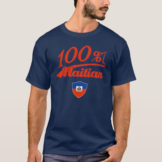 100% Haïtiaan T-shirt (Voorkant)
