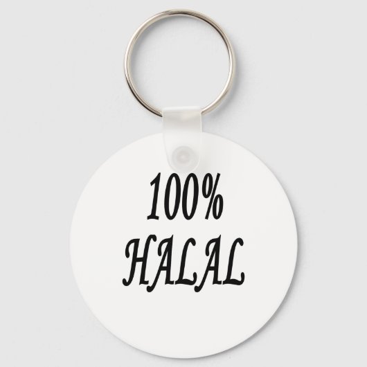 100% HALAL SLEUTELHANGER (Voorkant)