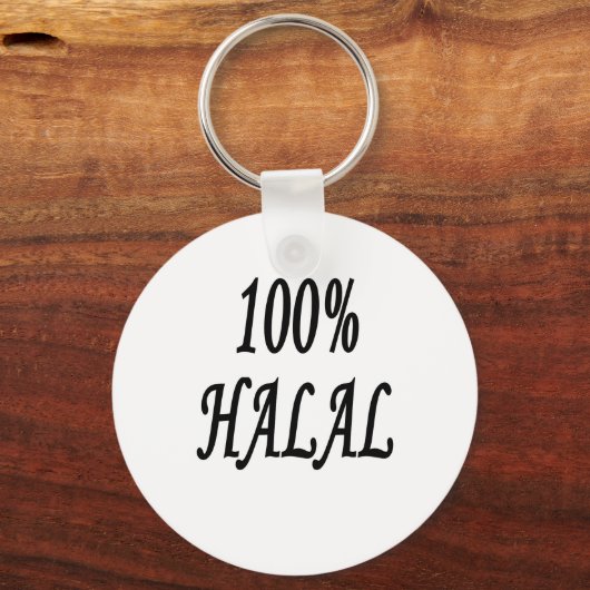100% HALAL SLEUTELHANGER (Voorkant)