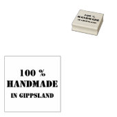 100% HANDGEMAAKT IN GIPPSLAND - Custom Made Stamp Rubberstempel (Gestempeld)