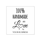 100% handgemaakt met het ontwerp van de liefdesoff rubberstempel (Afrduk)