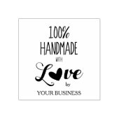 100% handgemaakt met het ontwerp van de liefdesoff rubberstempel (Afrduk)