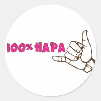 100% HAPA-Stickers Ronde Sticker