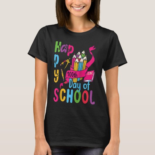 100 Happy School Teacher's Day 100 Smarter Women's T-shirt (Voorkant)