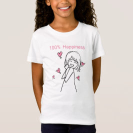 100% happy t-shirt