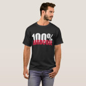100% hardcore t-shirt (Voorkant volledig)