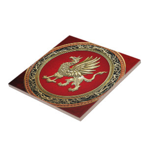 [100] Heilige Gouden Griffioen Tegeltje