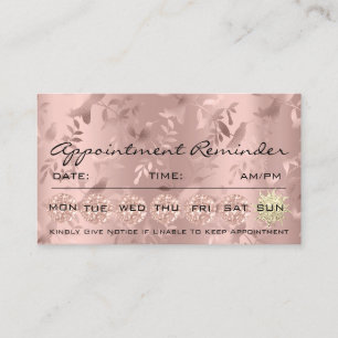 100 Herinnering benoeming Floral Makeup Eyelash Lu Visitekaartje