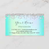 100 Herinneringen voor benoeming Diamond Hairdress Visitekaartje (Achterkant)