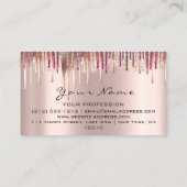 100 Herinneringen voor benoeming Kaarten Keup Lash Visitekaartje (Achterkant)