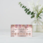 100 Herinneringen voor benoeming Kaarten Keup Lash Visitekaartje (Staand voorkant)