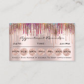 100 Herinneringen voor benoeming Kaarten Keup Lash Visitekaartje (Voorkant)