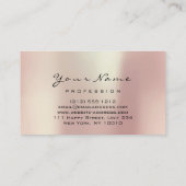 100 Herinneringen voor benoeming Kaarten Makeup La Visitekaartje (Achterkant)