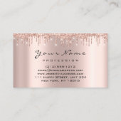 100 Herinneringen voor benoeming Kaarten Makeup La Visitekaartje (Achterkant)