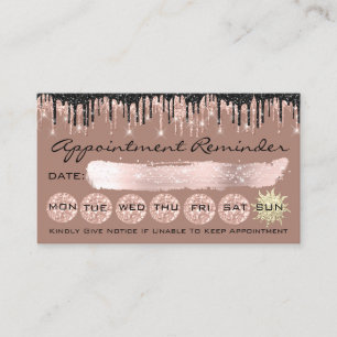 100 Herinneringen voor benoeming Roos Moderne Glit Visitekaartje