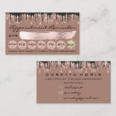 100 Herinneringen voor benoeming Roos Moderne Glit Visitekaartje (Voorkant / Achterkant)