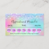 100 Herinneringsherinnering Diamond Holograaf Visitekaartje (Voorkant)