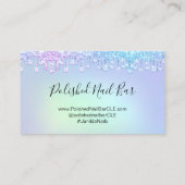 100 Herinneringsherinnering Diamond Holographic Visitekaartje (Achterkant)