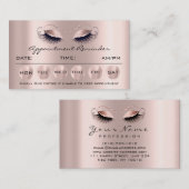 100 Herinneringsherinnering Kaarten maken VIP Lash Visitekaartje (Voorkant / Achterkant)