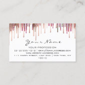 100 Herinneringsherinnering Kaarten Makeup Hologra Visitekaartje (Achterkant)