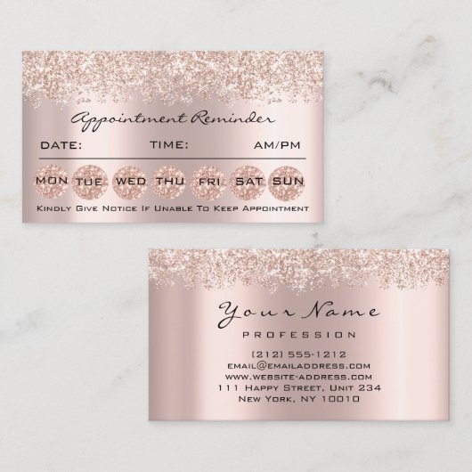 100 Herinneringsherinnering Kaarten Makeup Lash Ro Visitekaartje (Voorkant / Achterkant)