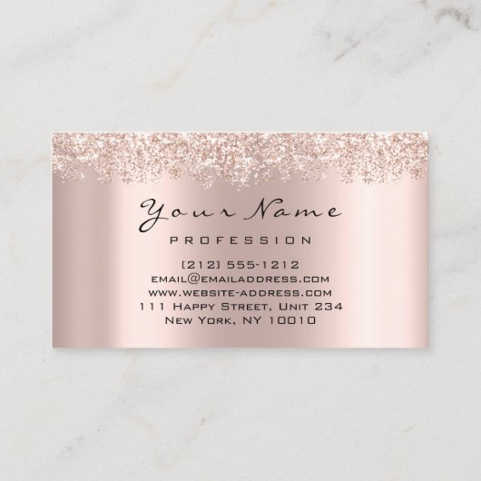 100 Herinneringsherinnering Kaarten Makeup Lash Ro Visitekaartje (Achterkant)