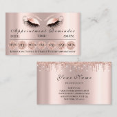 100 Herinneringsherinnering Kaarten Makeup Lash Ro Visitekaartje (Voorkant / Achterkant)