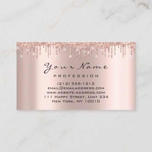 100 Herinneringsherinnering Kaarten Makeup Lashes  Visitekaartje (Achterkant)