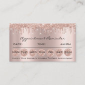 100 Herinneringsherinnering Kaarten Makeup Lashes  Visitekaartje (Voorkant)