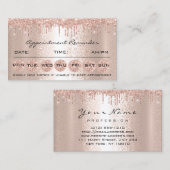 100 Herinneringsherinnering Kaarten Makeup Lashes Visitekaartje (Voorkant / Achterkant)