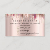 100 Herinneringsherinnering Sociale Makeup Hologra Visitekaartje (Achterkant)