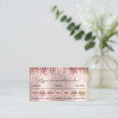 100 Herinneringsherinnering Sociale Makeup Hologra Visitekaartje (Staand voorkant)