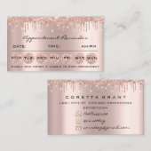 100 Herinneringsherinnering Sociale Makeup Nails Visitekaartje (Voorkant / Achterkant)