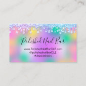 100 Herinneringsherinnering voor benoeming Roze ho Visitekaartje (Achterkant)