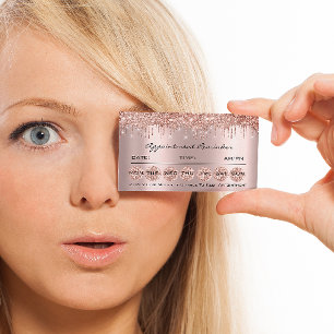 100 Herinneringskaarten voor benoeming - Roos voor Visitekaartje